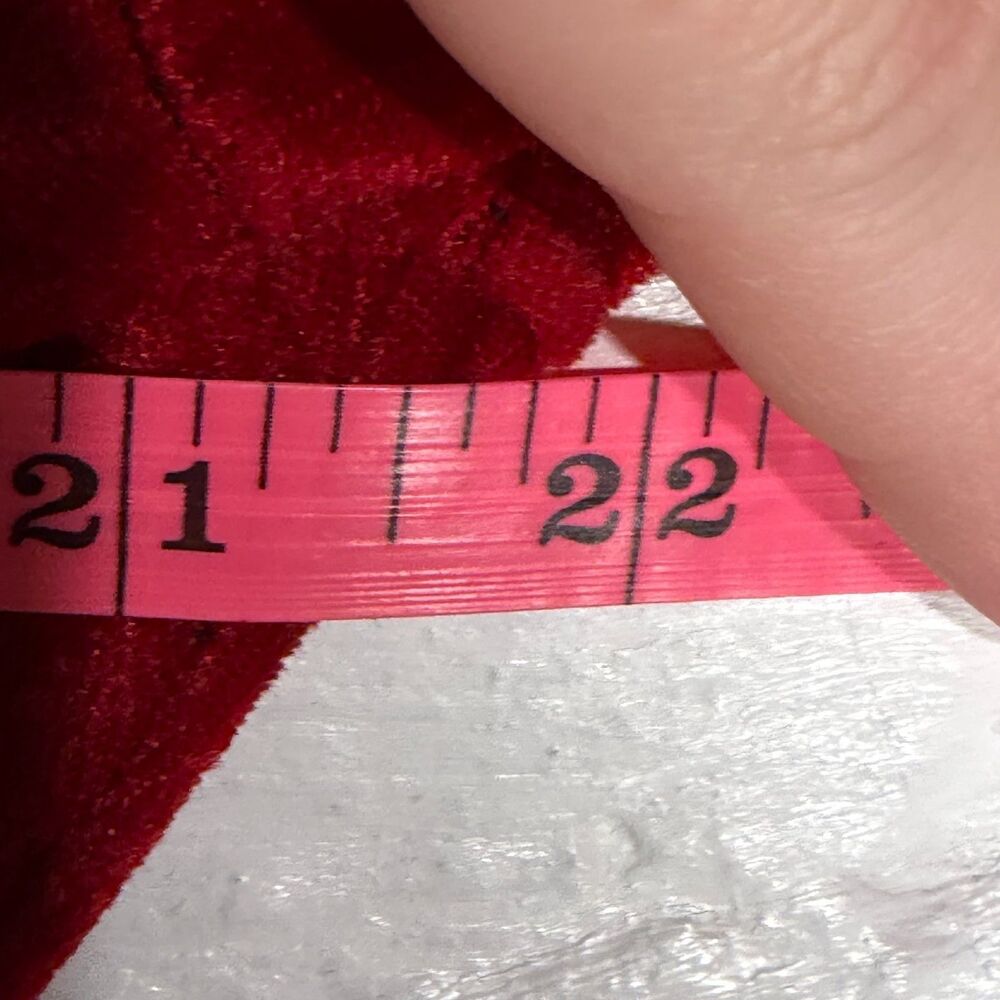 Lip Service Red Velvet Gothic Corset Dress Lace Up Mini Plus 2X VTG Y2K - Picture 11 of 13
